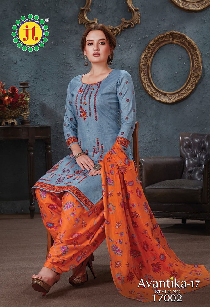 Jt Avantika 17 Casual Daily Wear Printed Cotton Dress Material Collection